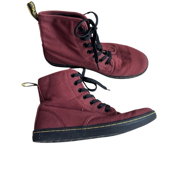 Dr. Martens - Shoreditch Canvas High Top Sneakers Sz 8 - Picture 1 of 9